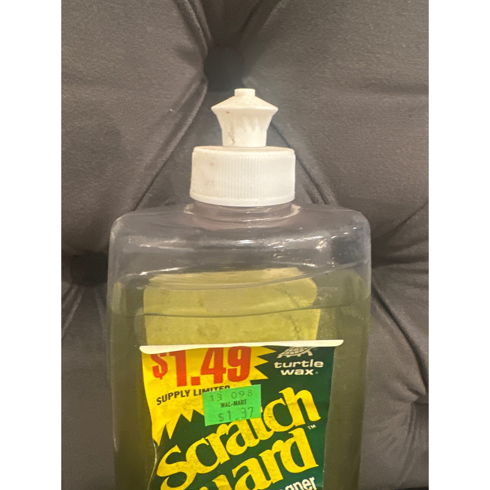Vintage Turtle Wax Scratch Guard Bath & Kitchen Cleaner Bottle