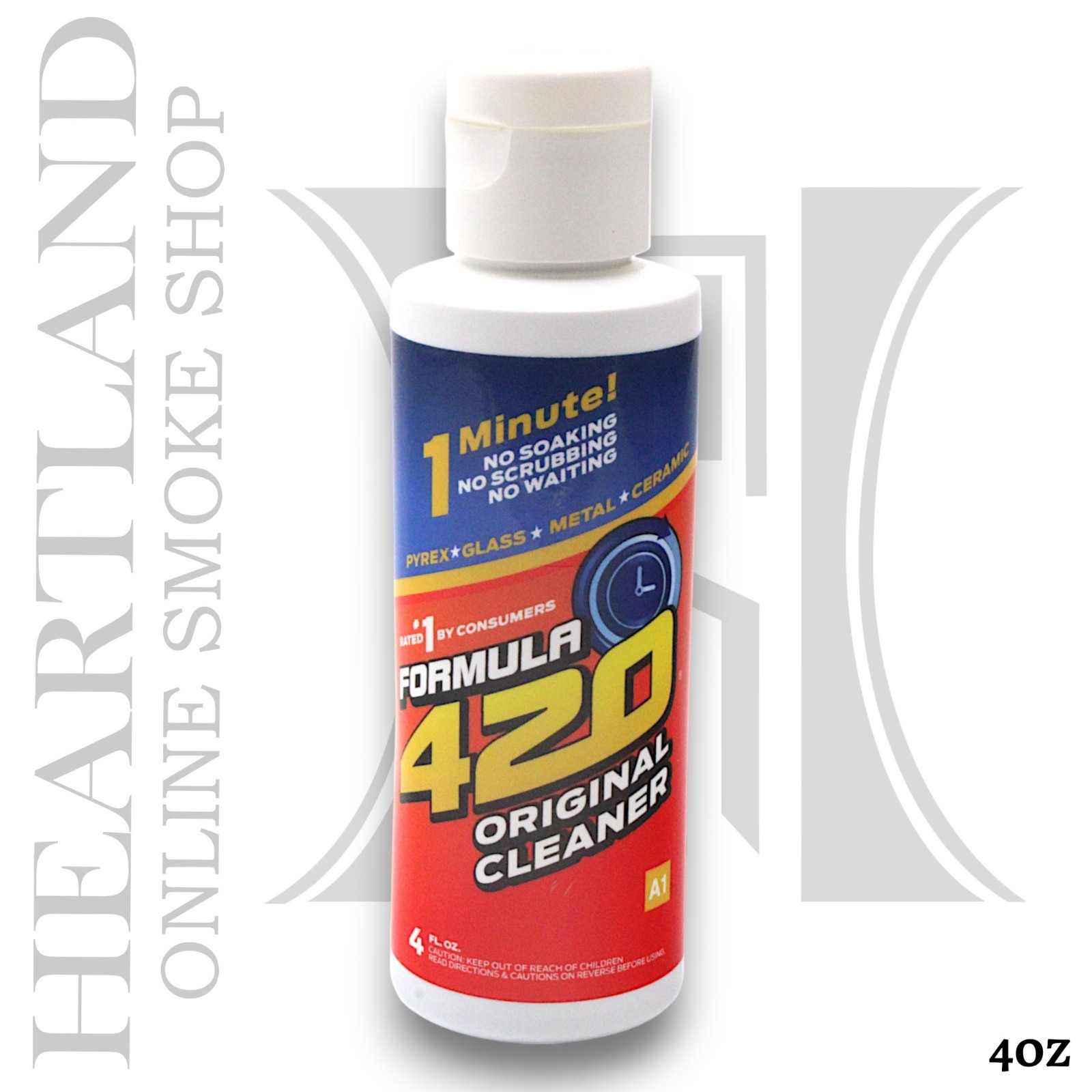 Formula 4 20 Original Glass Cleaner 4oz | Bong Tobacco Smoking Pipe Cleaning
