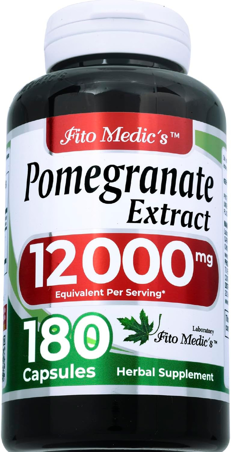 Pomegranate | Pomegranate Extract | 180 Capsules Concentrate Extract | Herbal Su