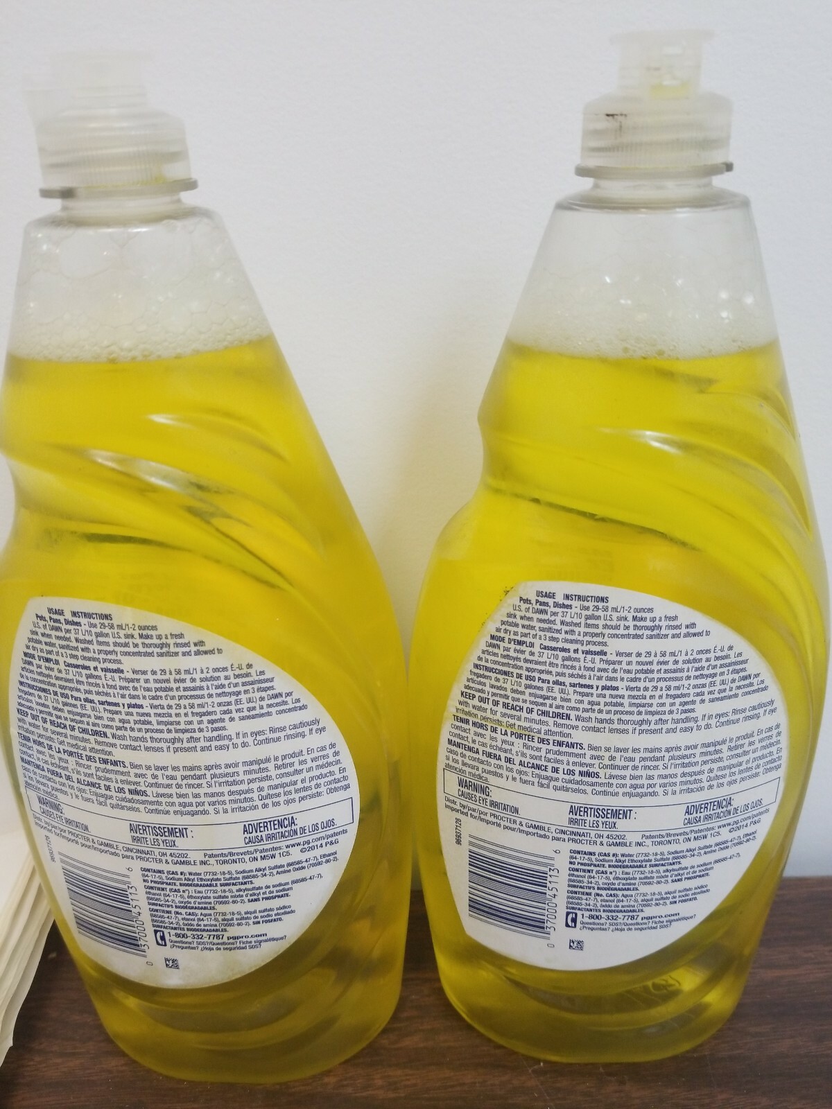 DAWN DISH WASHING LIQUID TOTAL CLEAN LEMON TWIST SCENT, (2-38 oz BOTTLES)
