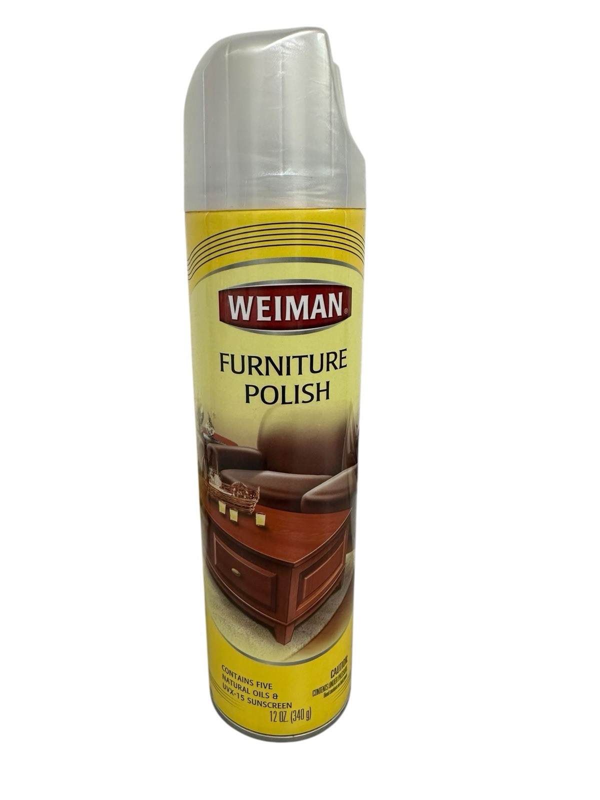 Weiman Furniture Polish NEW 12 Oz Contains 5 Natural Oils