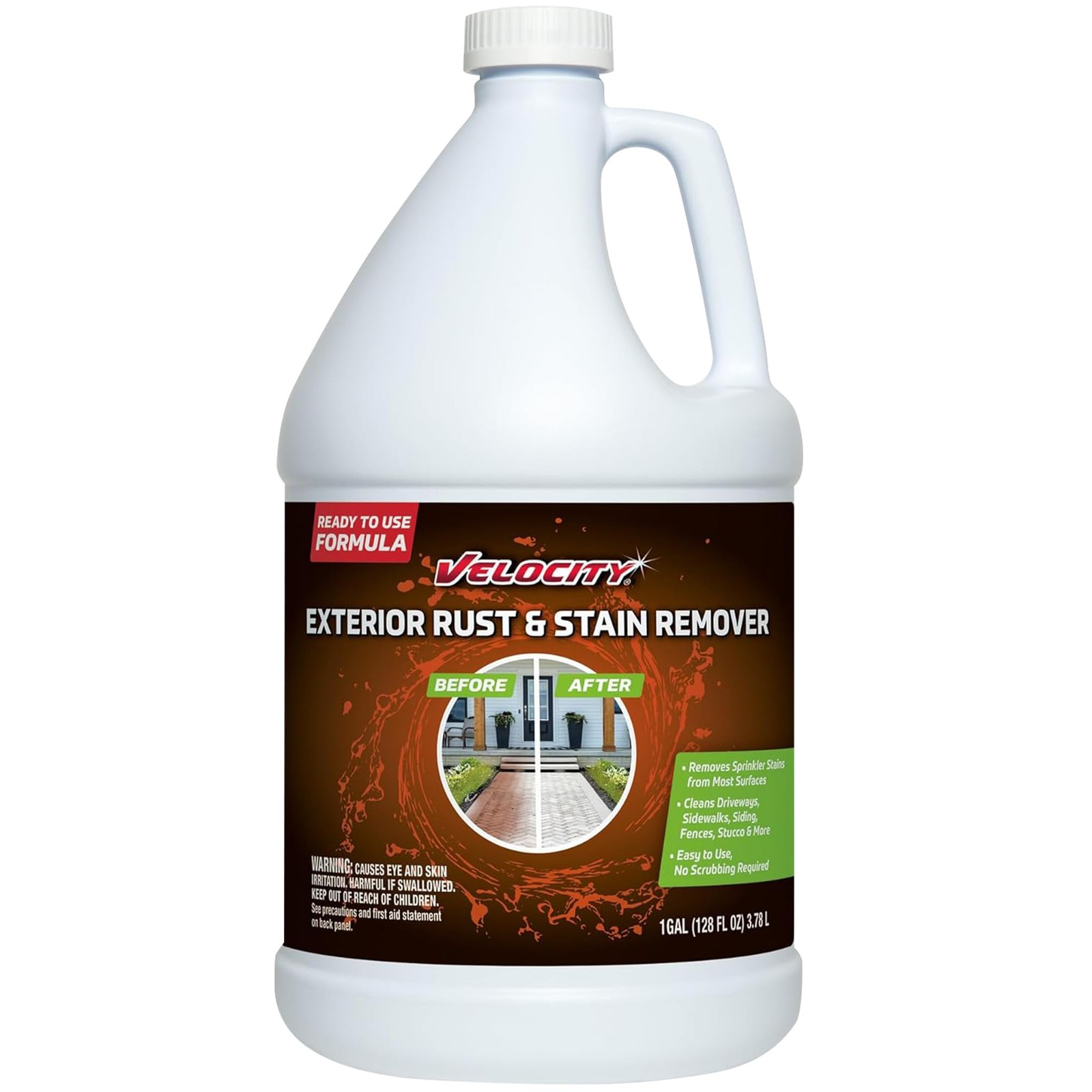 Exterior Rust Stain Remover – Rust Stain Remover for Concrete, Vinyl Siding, …