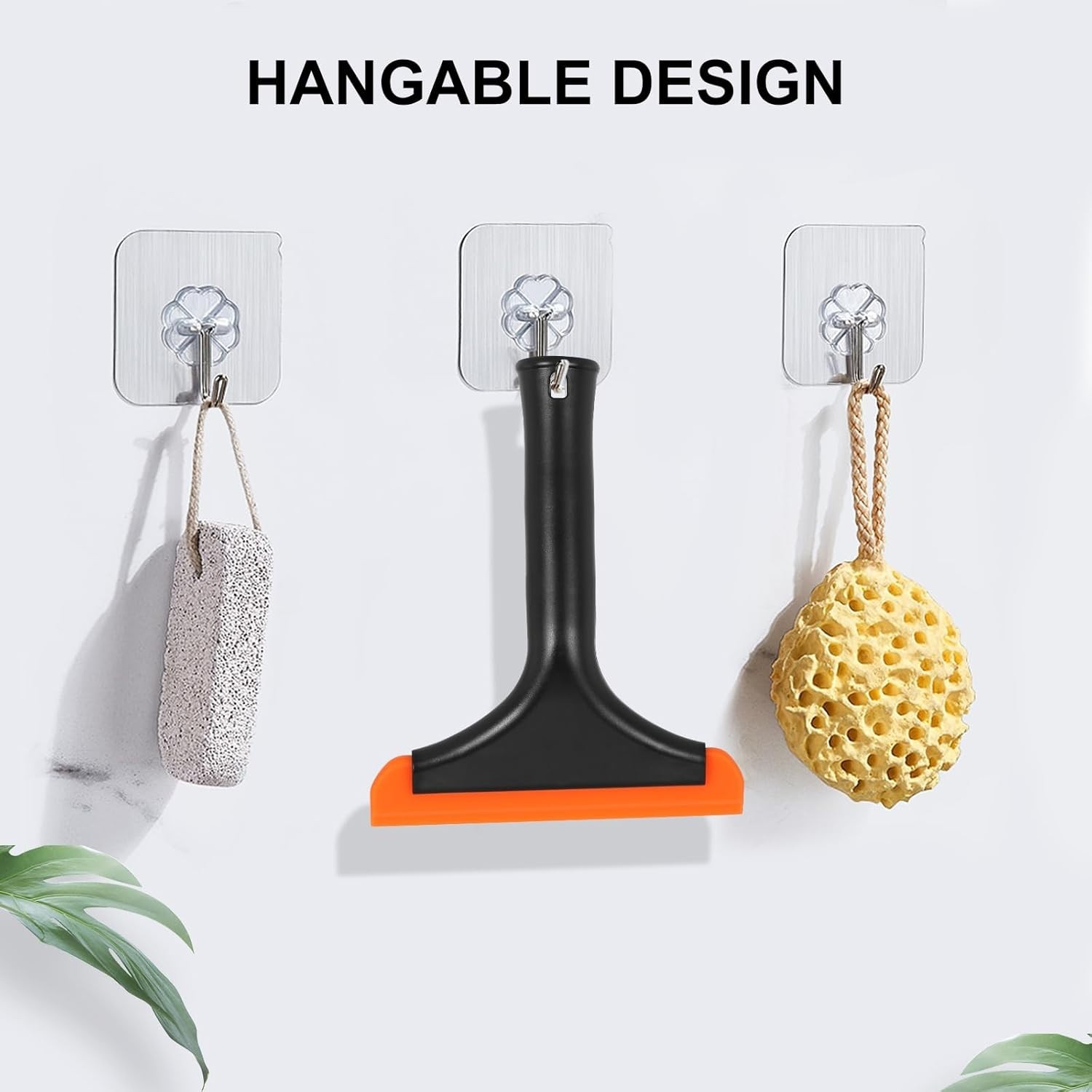 Modern Mini Black Shower Squeegee – Effortless Water Removal for Glass & Mirrors