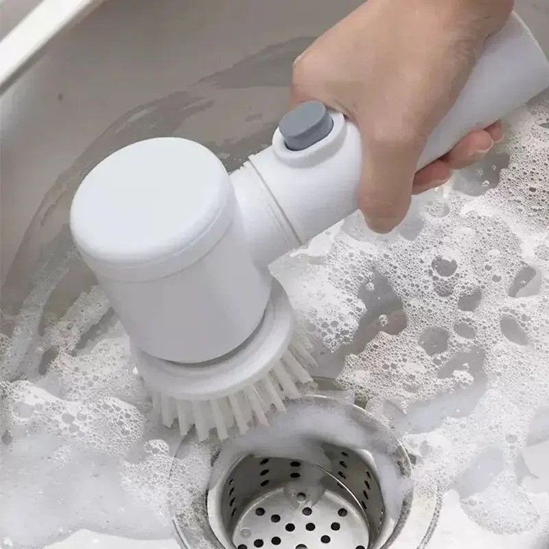Multi-functional Electric Cleaning Brush for Kitchen and Bathroom – Wireless