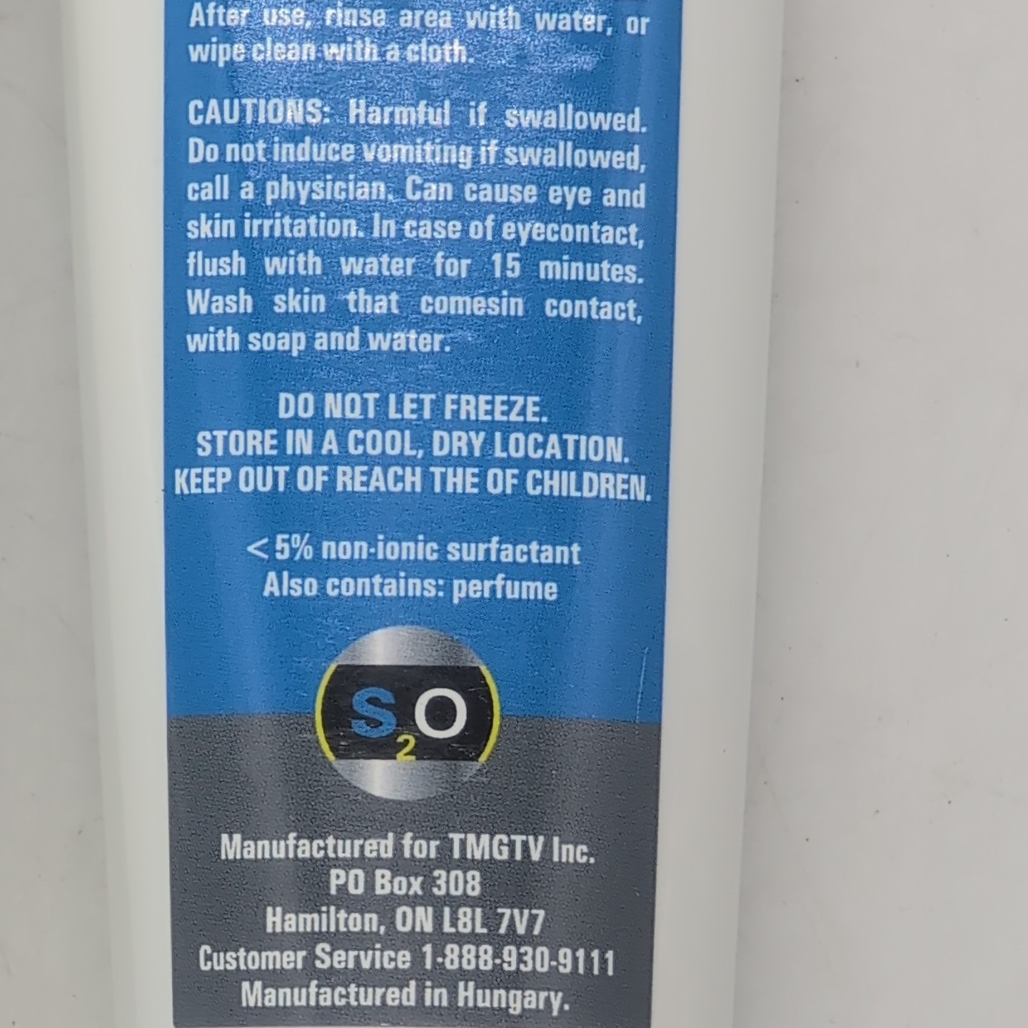 S2O All Purpose Cleaning Paste 4.05-ounce 2 Tubes for Tile Stainless Steel Glass