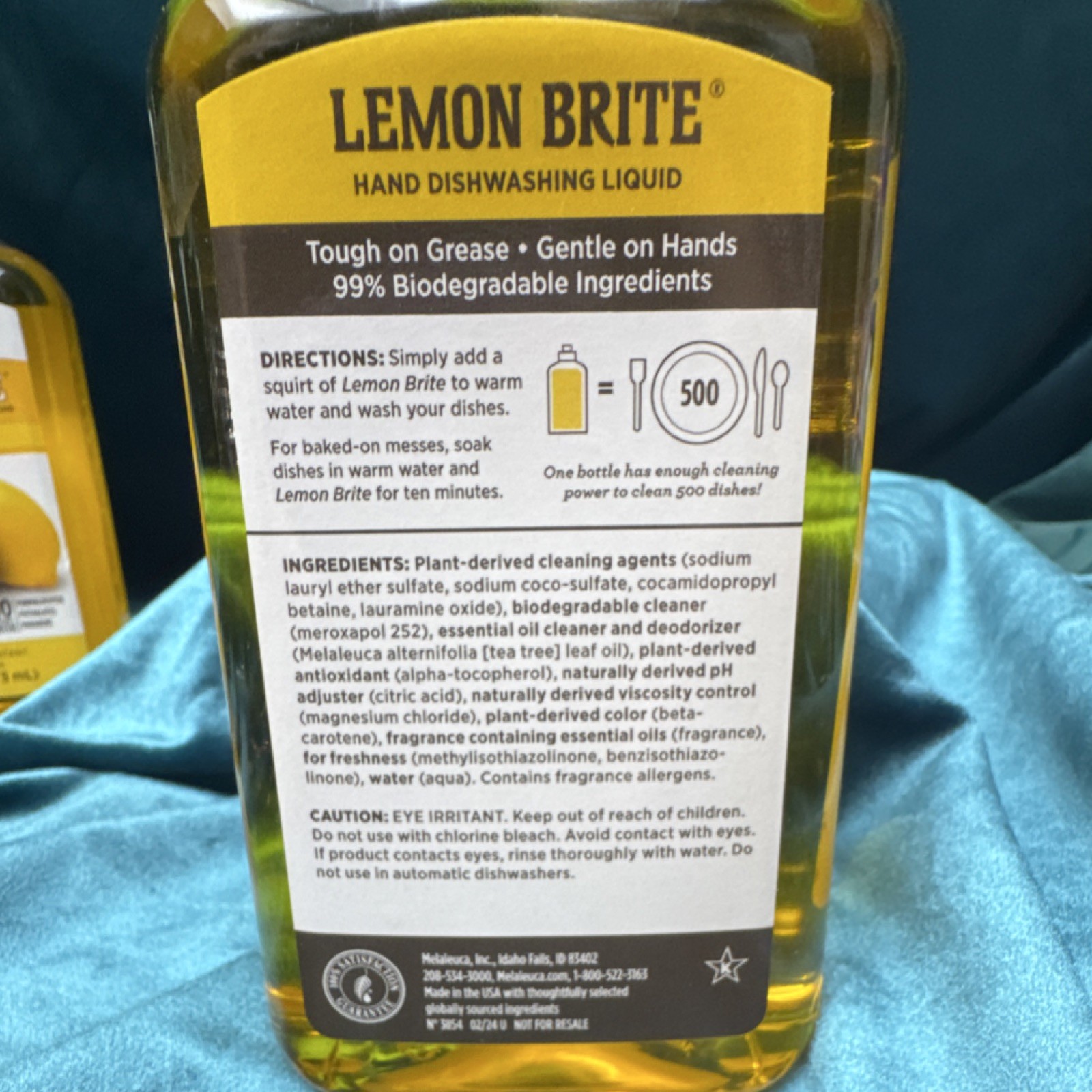 Ecosense Lemon Hand Dishwashing Liquid 16 fl oz Biodegradable Phthalate-Free.