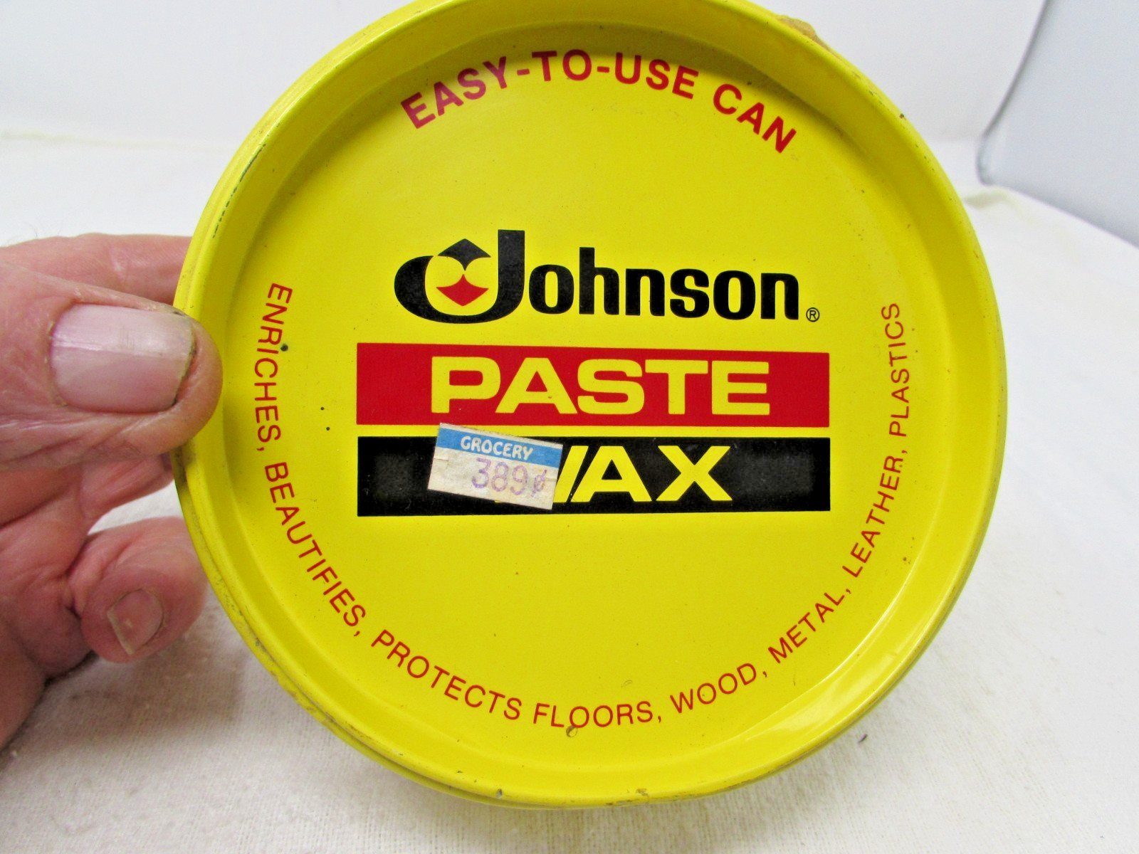Discontinued Johnson Paste Wax 90% or More Left Weighs 18 Oz.