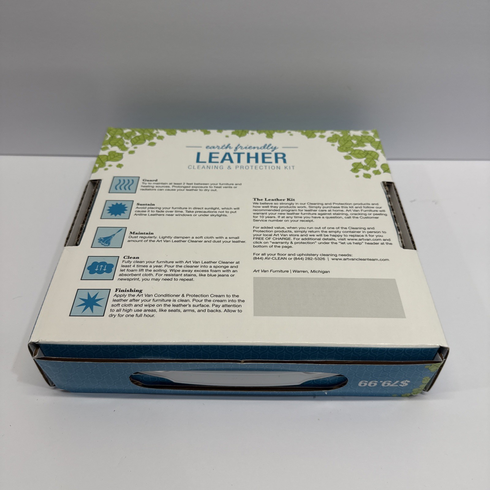 Art Van Earth Friendly Leather Cleaning & Protection Kit