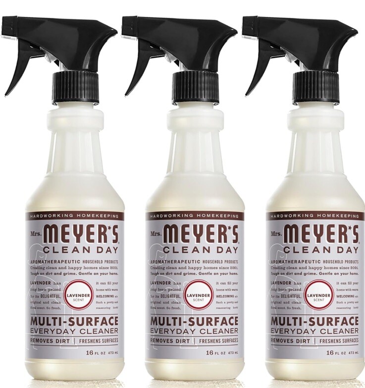 🔥Mrs. Meyer’s Clean Day Multi Surface Cleaner Solution 16oz (3 Pk) BNWT🔥