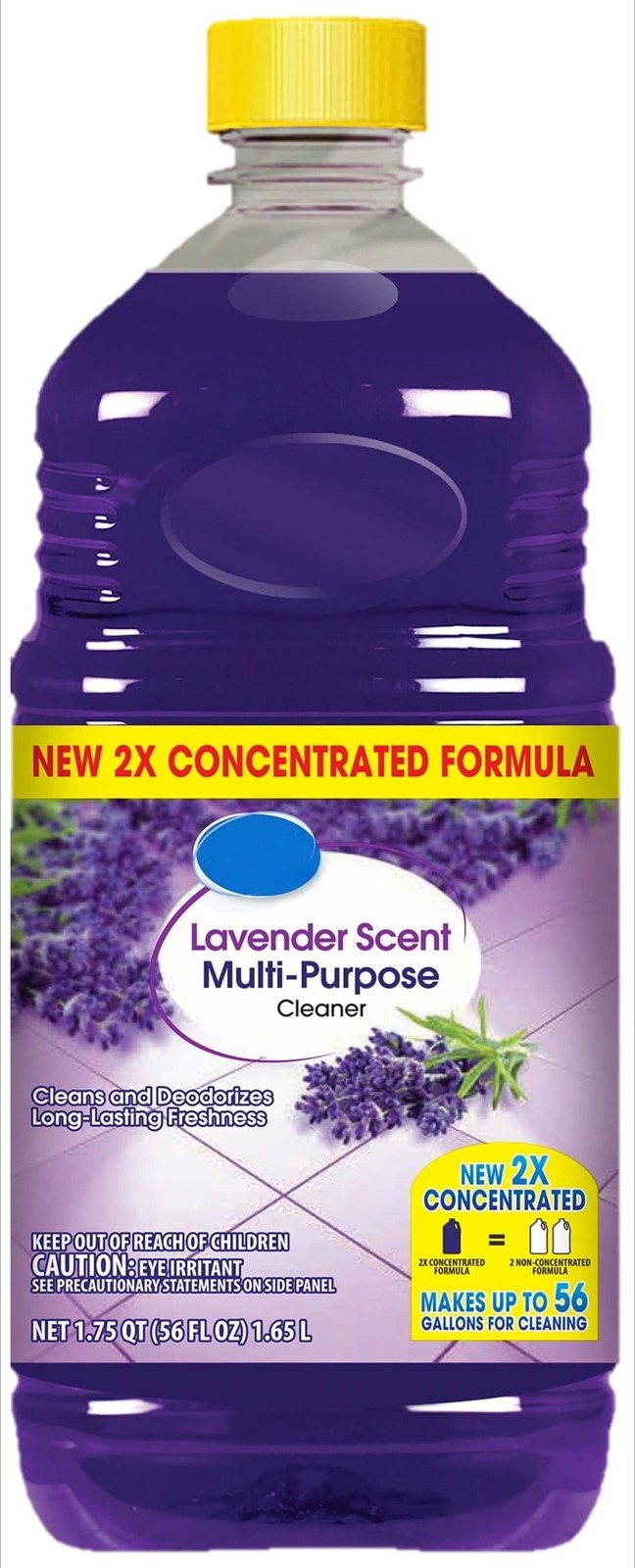 (3 pack) Concentrated Multi Purpose Cleaner, Lavender Scent, 56 fl oz