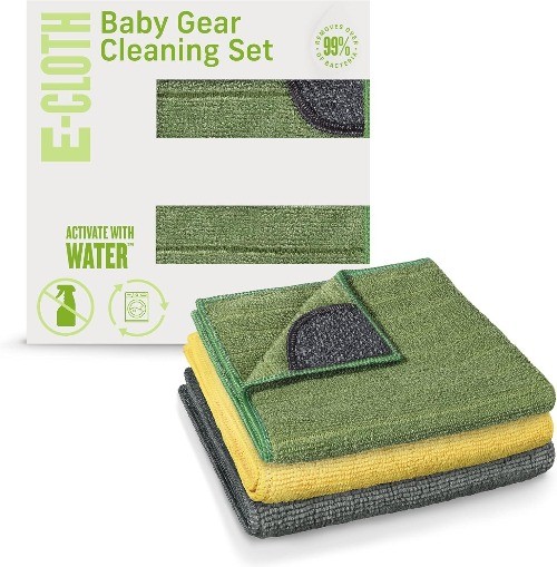 Baby Gear Cleaning Kit, Premium Microfiber Cloth, Ideal for High Chairs, Cover,