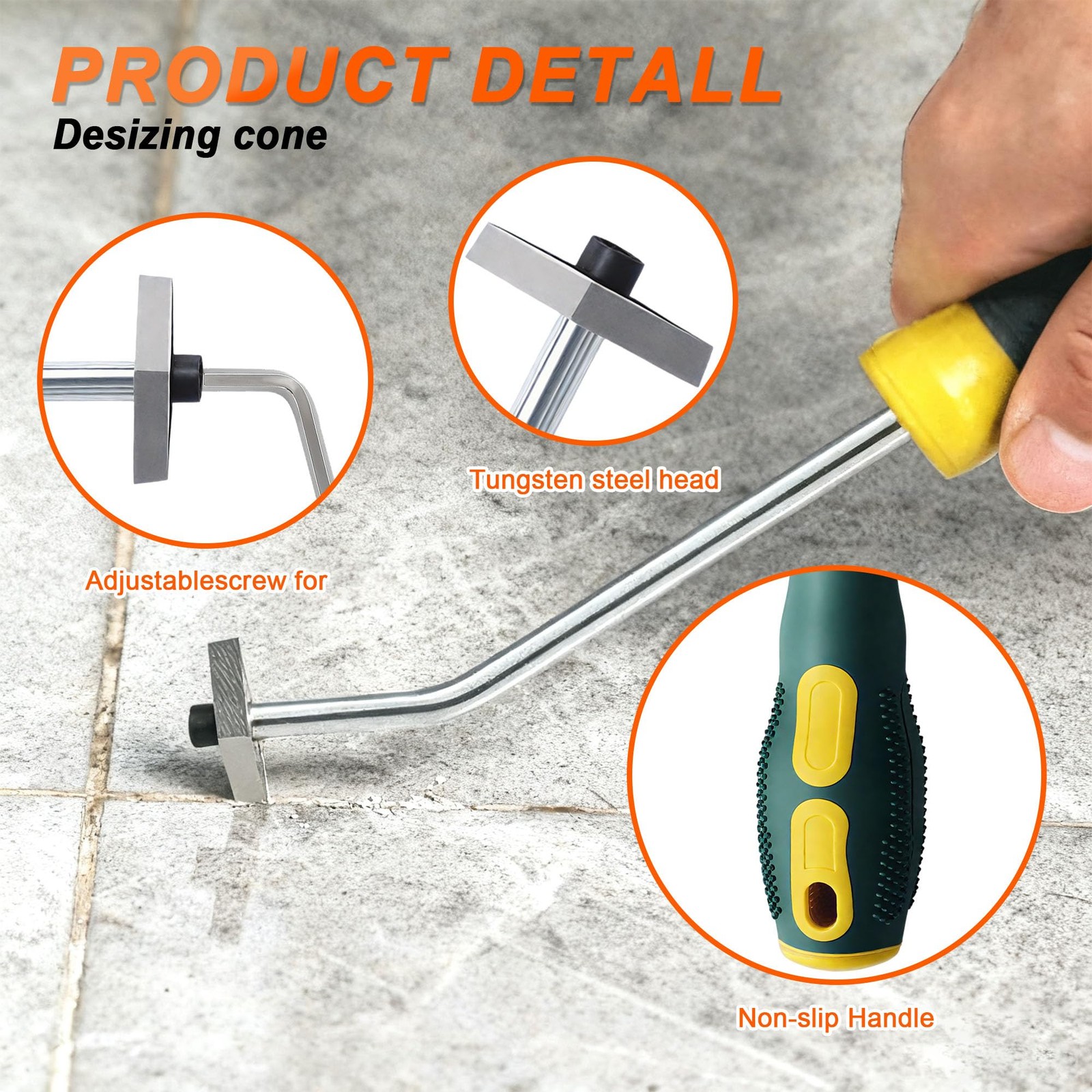 23 Pack Grout Removal Tool Kit, 2 Tile Grout Saws with 6 Extra Blades, 2 Hand…