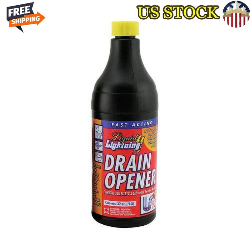 Drain Cleaner 32 Fluid Ounce For Septic Tanks Sink Tubs Toilet