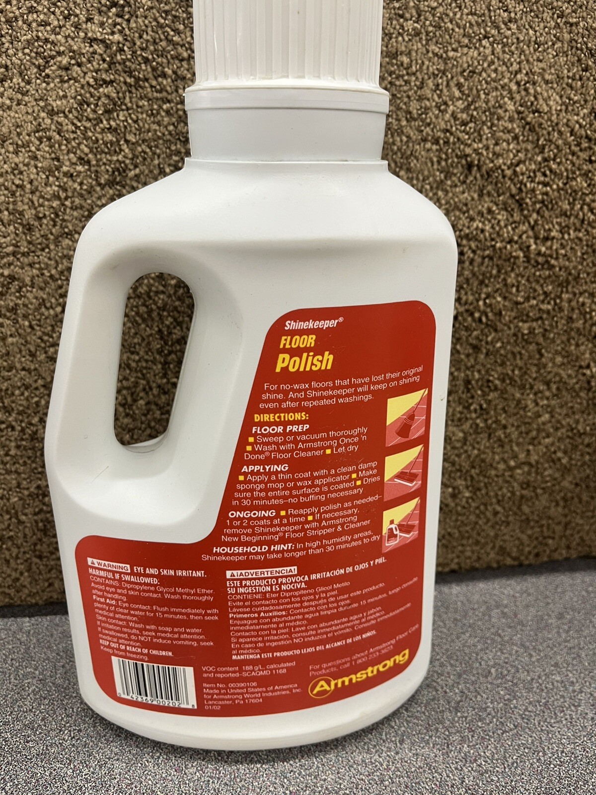 Armstrong 1/2-gal. Shinekeeper Polish Flooring Cleaner