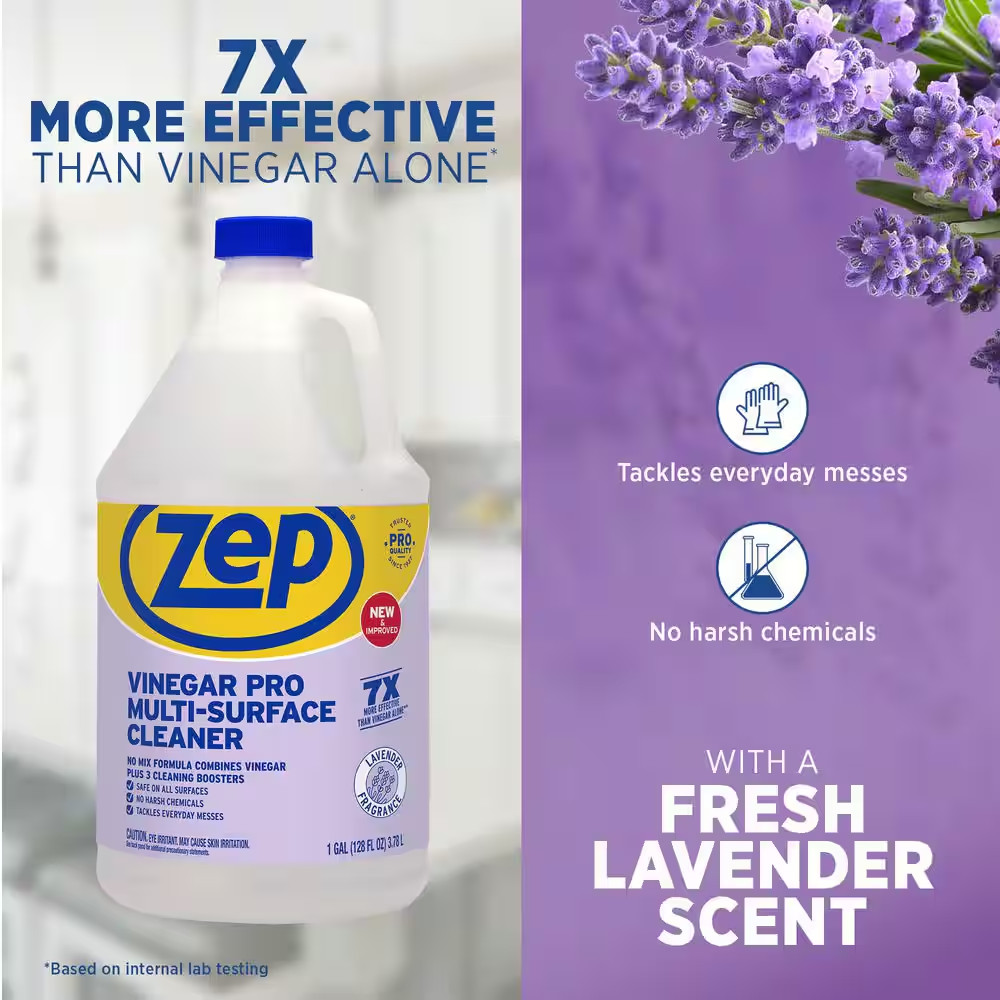 Cleaning Vinegar Pro Multi-Surface Cleaner Lavender 128 Oz.