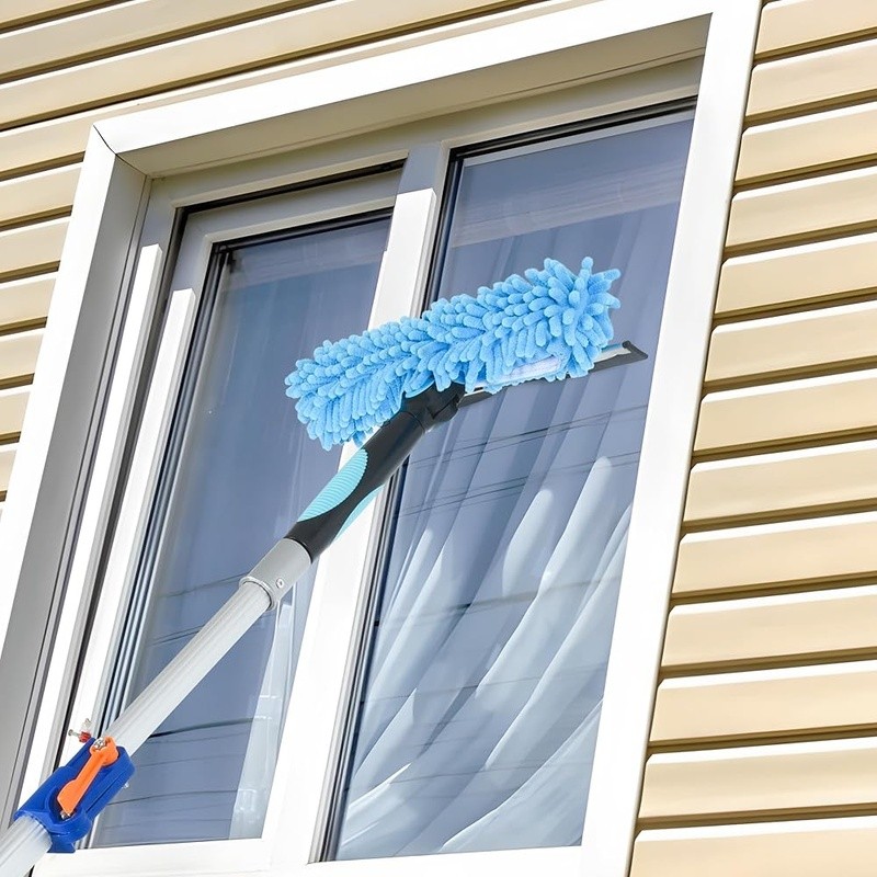 Adjustable Telescopic Extension Pole Painting Cleaning Dusting Light Bulb Reach