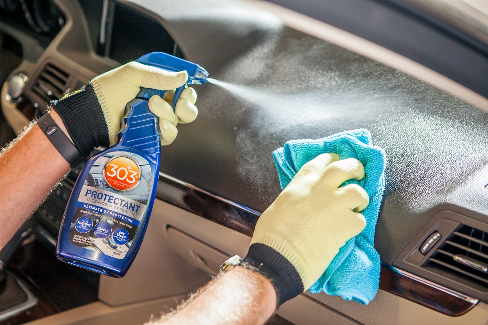 303 Convertible Top Cleaner and Protectant Kit 32 Fl Oz Stain Remover UV Prot…