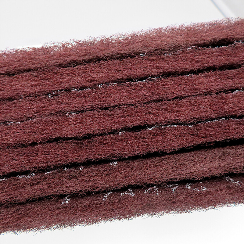 145x230mm Red Industrial Scouring Pad Rust Removal Deburring Cleaning Pads