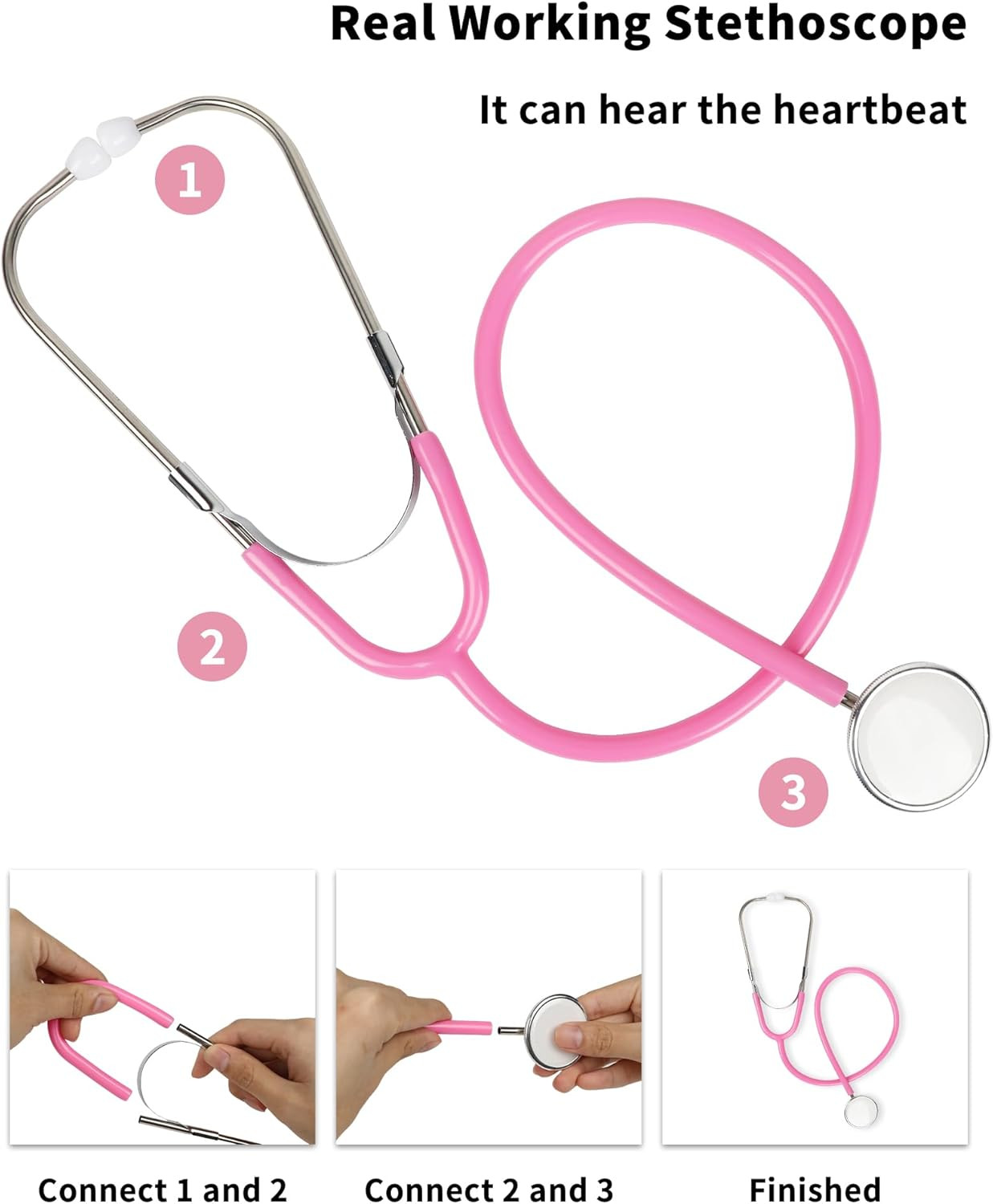 Kids Veterinarian Costume, Kids Doctor Vet Costume Outfit Pretend Play Dress up