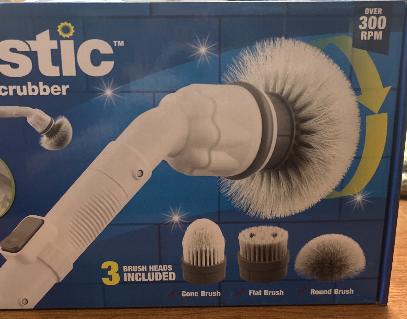 Bell + Howell Scrubtastic Rechargeable Power Scrubber NEW 2022