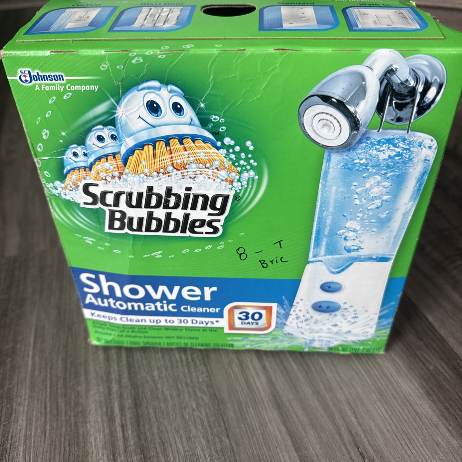 NEW Scrubbing Bubbles Automatic Shower Cleaner Bathroom 2 Button Booster Set Kit