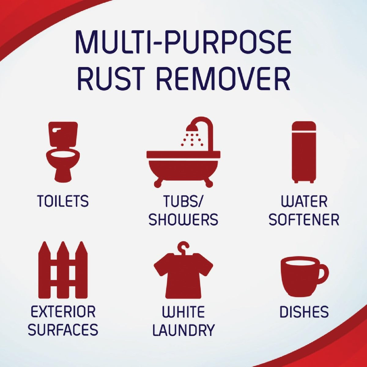 Rust Remover Powder 1.75lb Heavy Duty Stain Cleaner For Toilet Laundry Metal