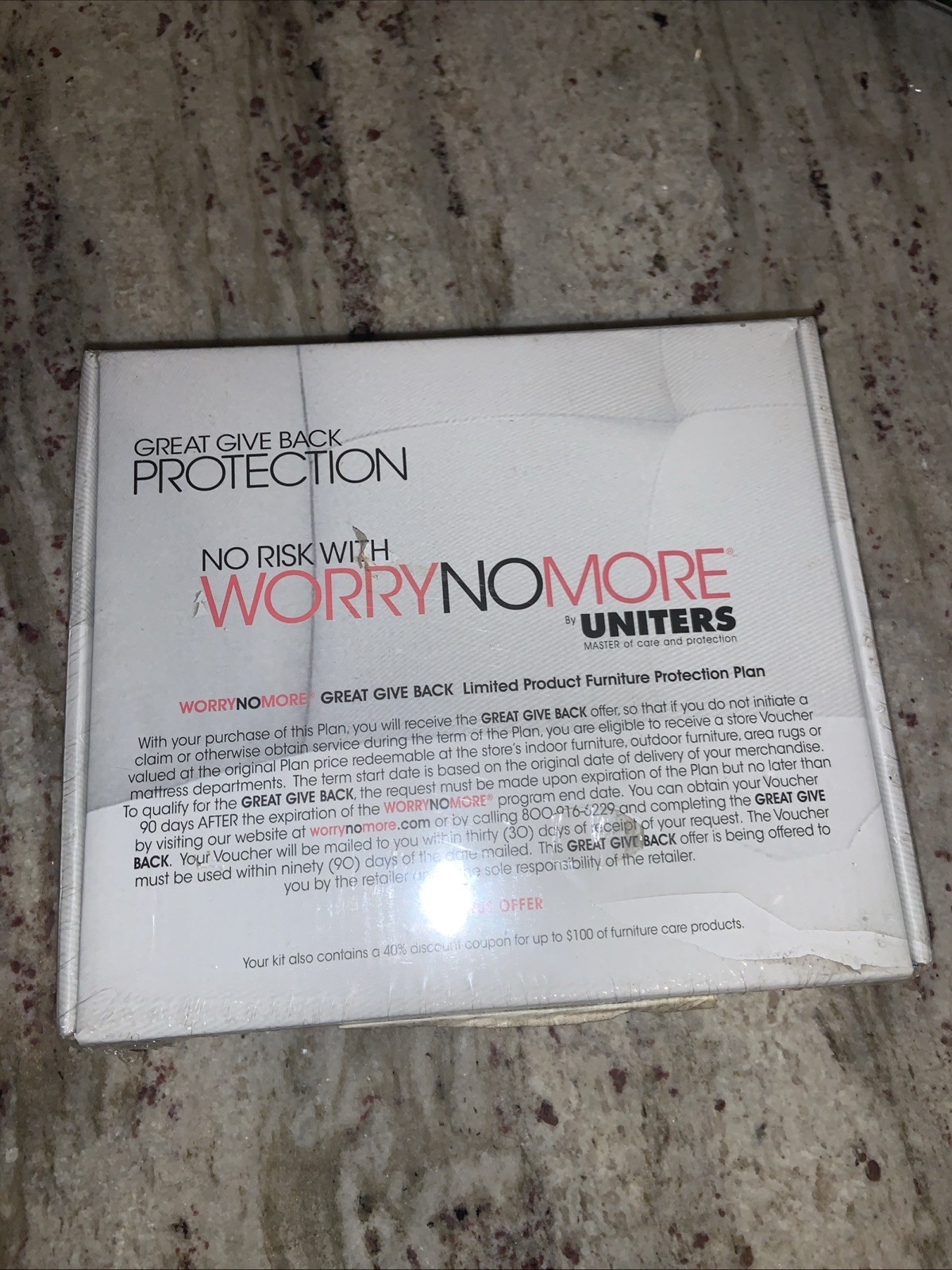 Worry No More – Wood, Leather, Fabric Furniture Protection Kit by Uniters NEW