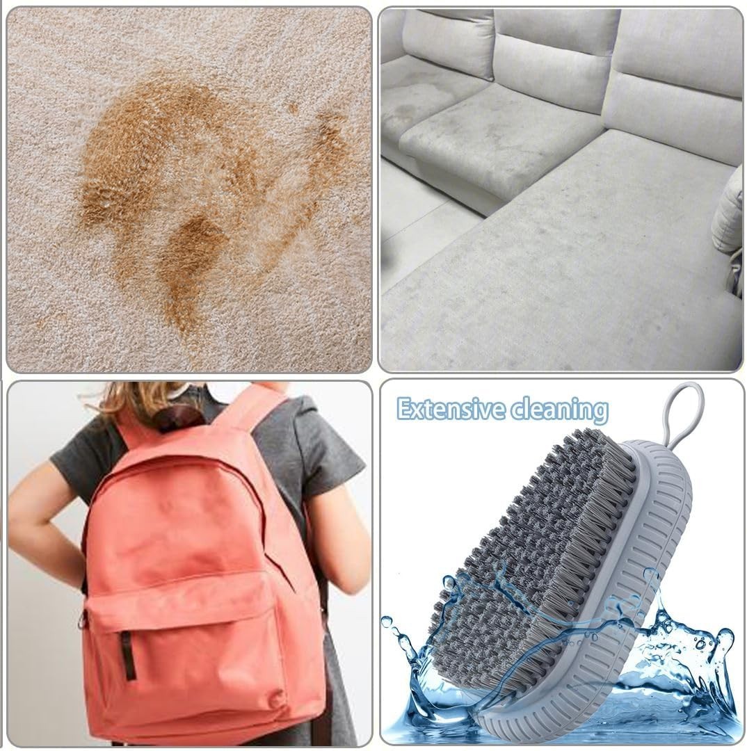 Compact Carpet Cleaning Brush Set – Soft Grip Brushes for Various Surfaces