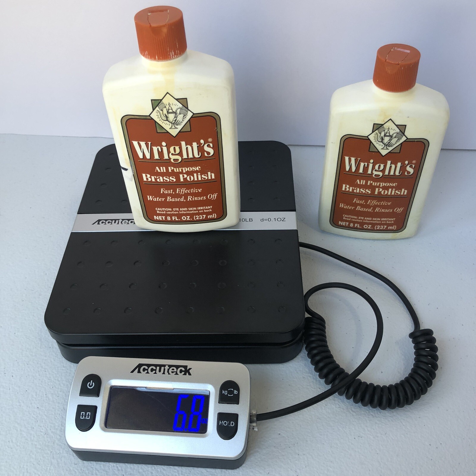 Wright’s Brass Polish Brass Copper Chrome Bronze Pewter Lot Of 2. 1 Full, 1 Half