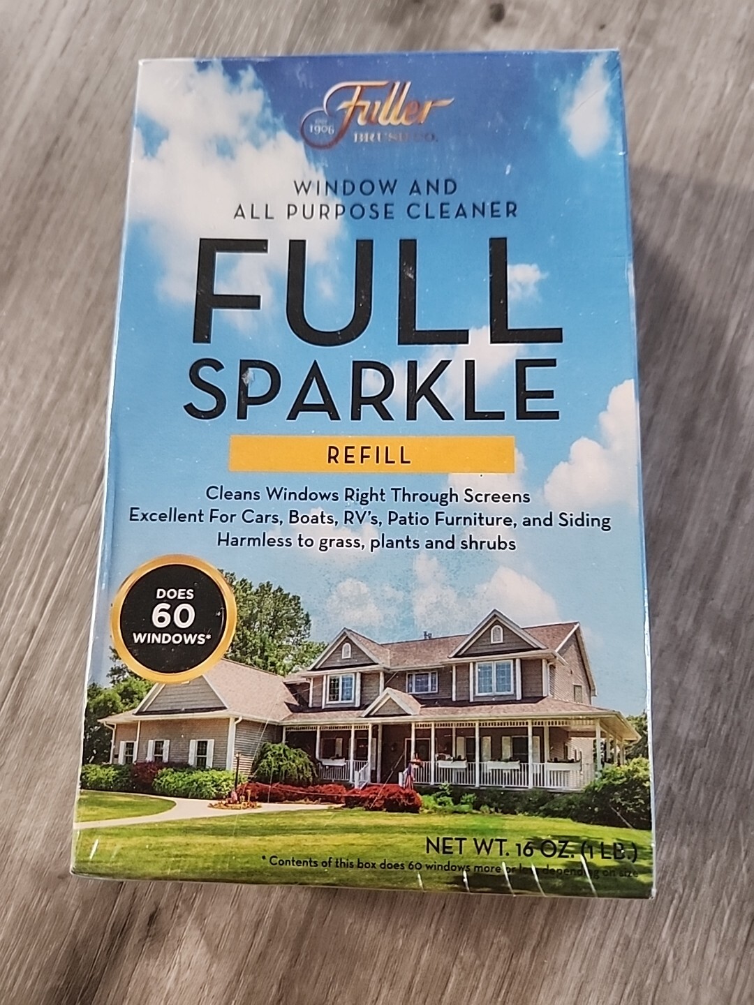 Full Sparkle Refill Window and All-Purpose Cleaner Home RV Car Sealed NIB 16oz