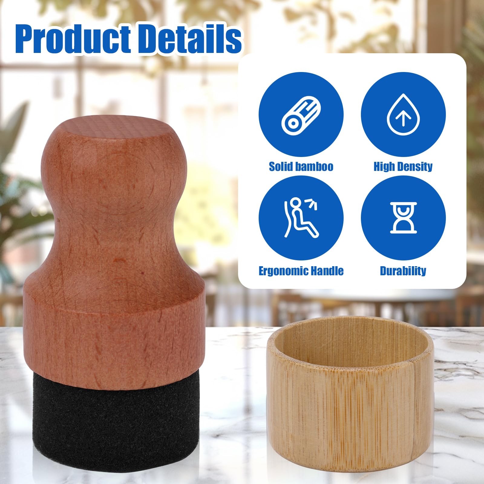 Cutting Board Oil Wax Applicator, Round Wood Mineral Oil Wax Applicator with …