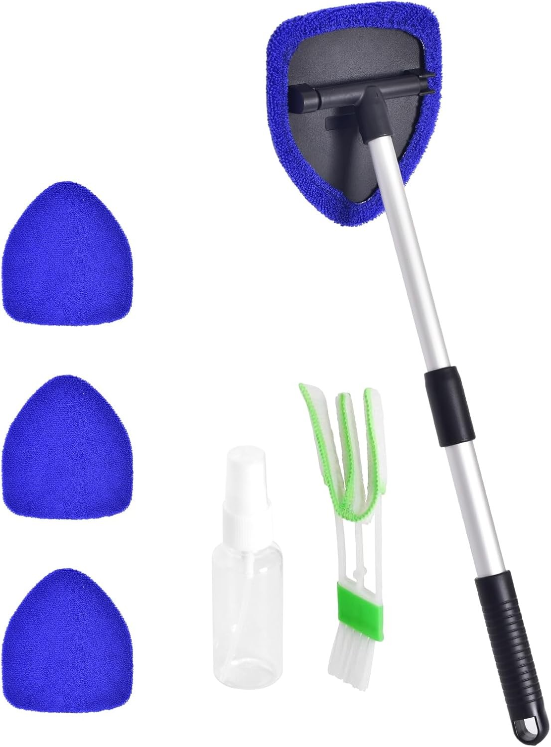 Windshield Cleaner, Car Windshield Cleaning Tool with 3 Reusable Color: Blue1