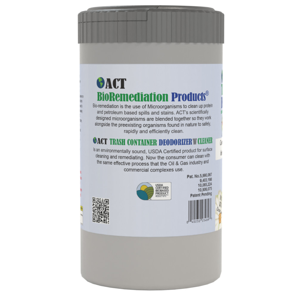 ACT Trash Container Cleaner and Deodorizer – Garbage Bin Deodorizer