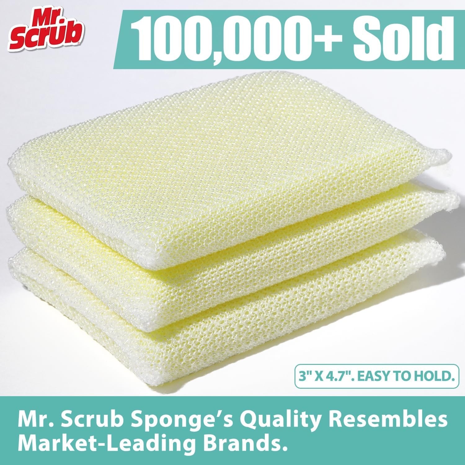 12 Non-Scratch Foam Sponges for Kitchen and Bathroom – Cleaning Solution