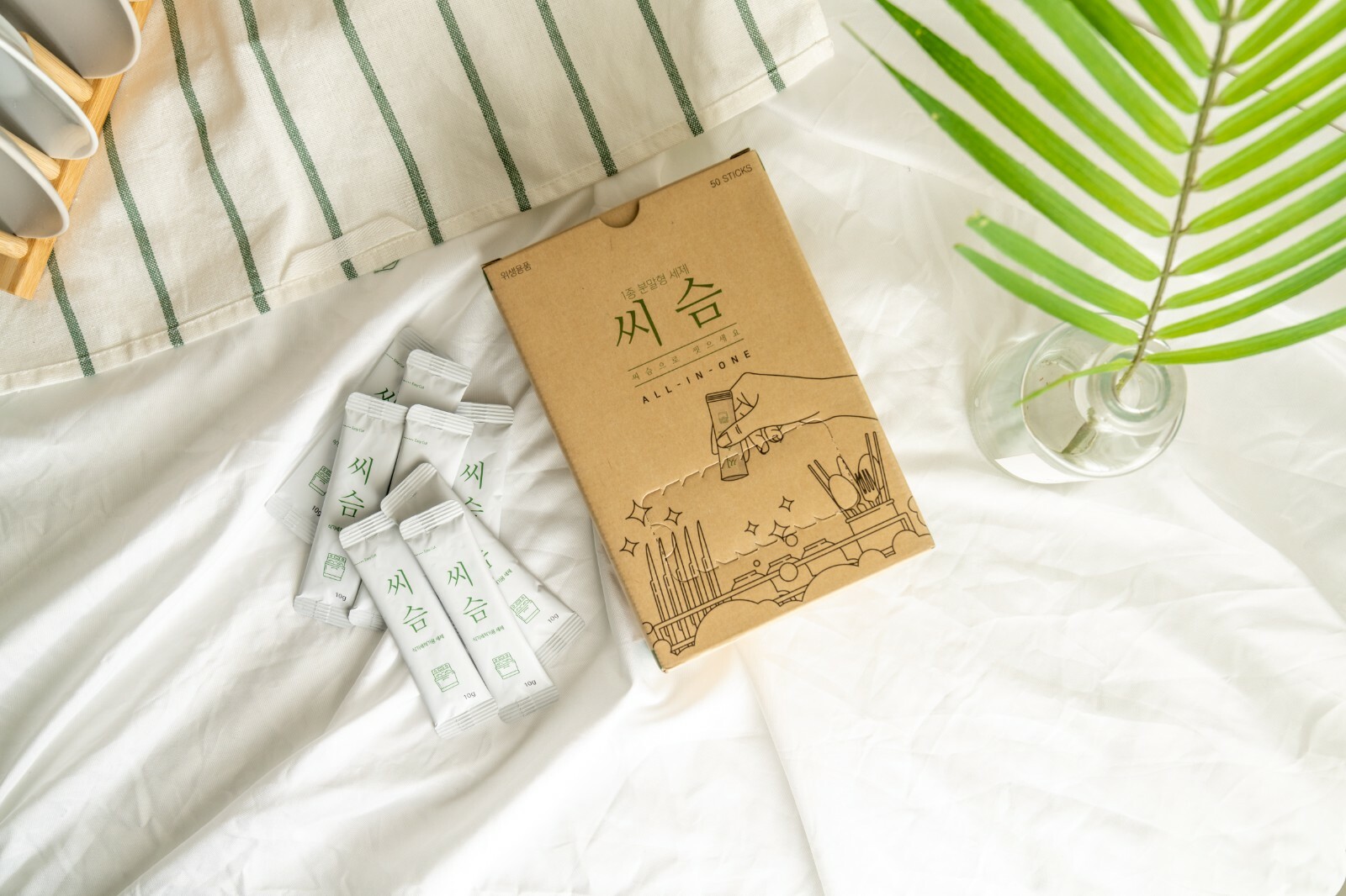 SYSM Dishwasher Detergent and Conditioner ALL IN ONE 600 sticks Made in KOREA