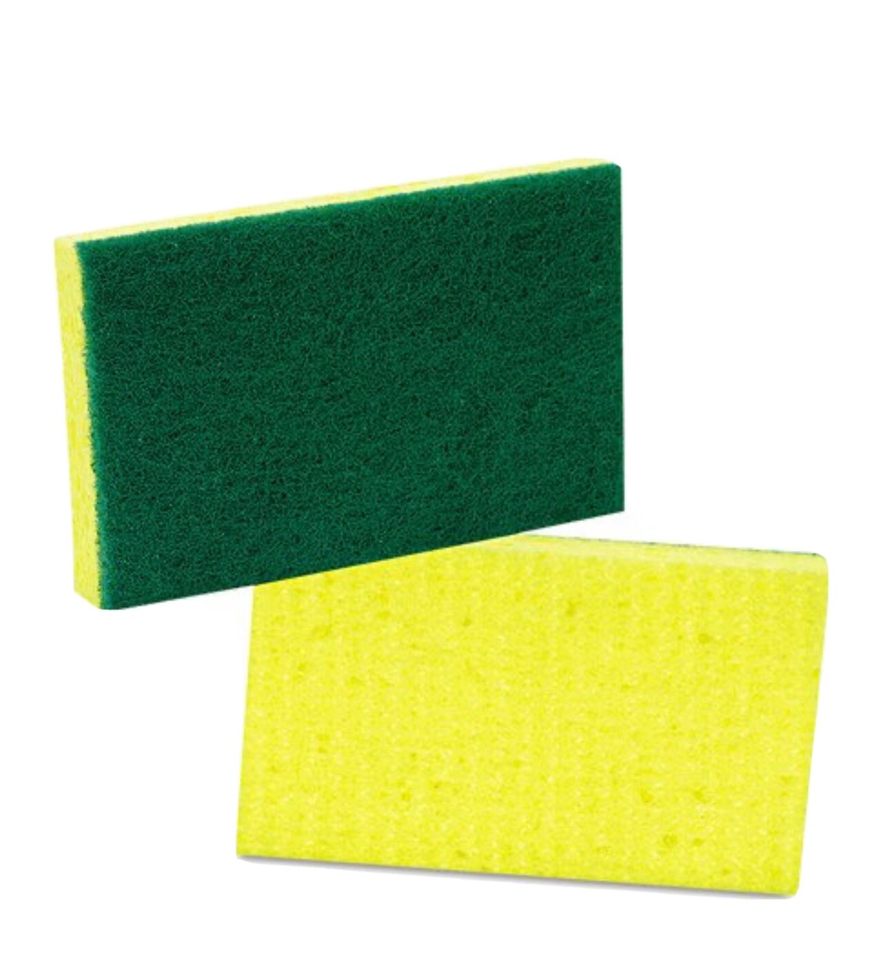 20 Scrubbing Cellulose Sponge Green/yellow 6.25×3.35