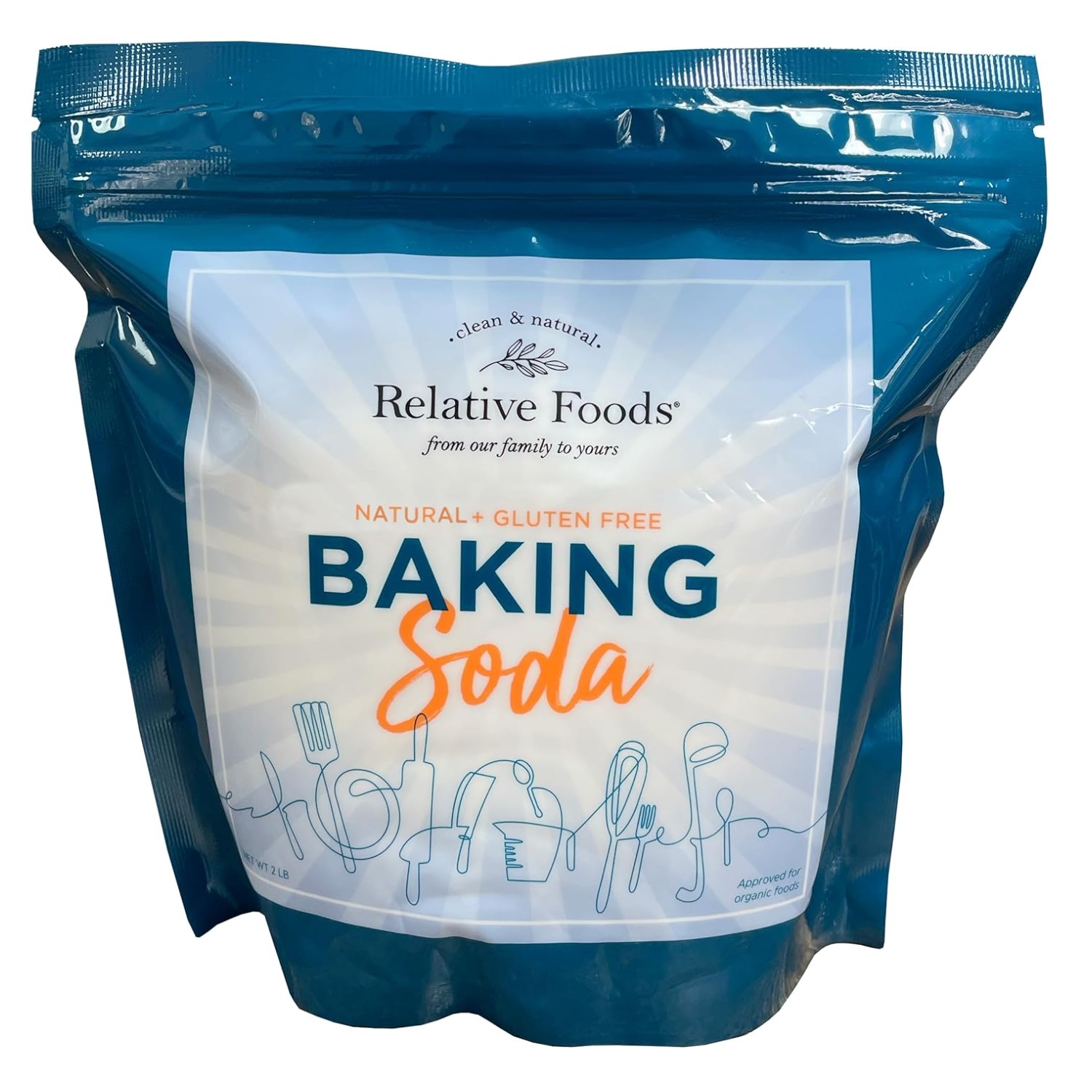 Gluten-Free Baking Soda 2 Lbs – Pure Sodium Bicarbonate