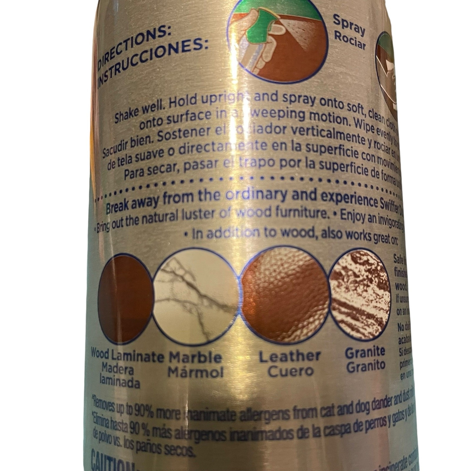 Swiffer Dust & Shine Furniture Spray Gain Original Fresh Scent NEW RARE 9.7 oz
