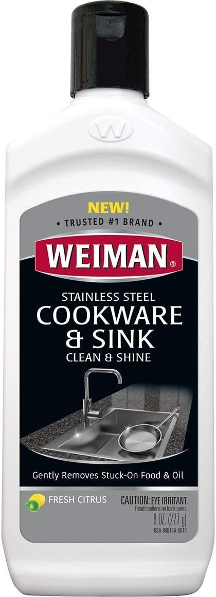 Weiman Stainless Steel Sink and Pots & Pans Cleaner and Polish