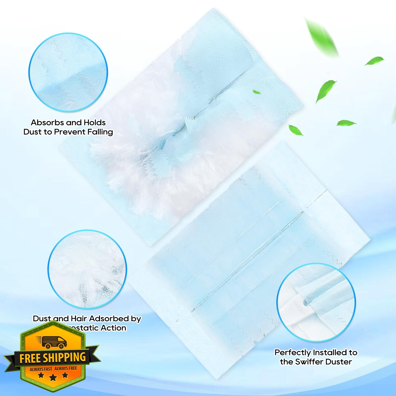 YagoDago Duster Refills 30 Pack Unscented