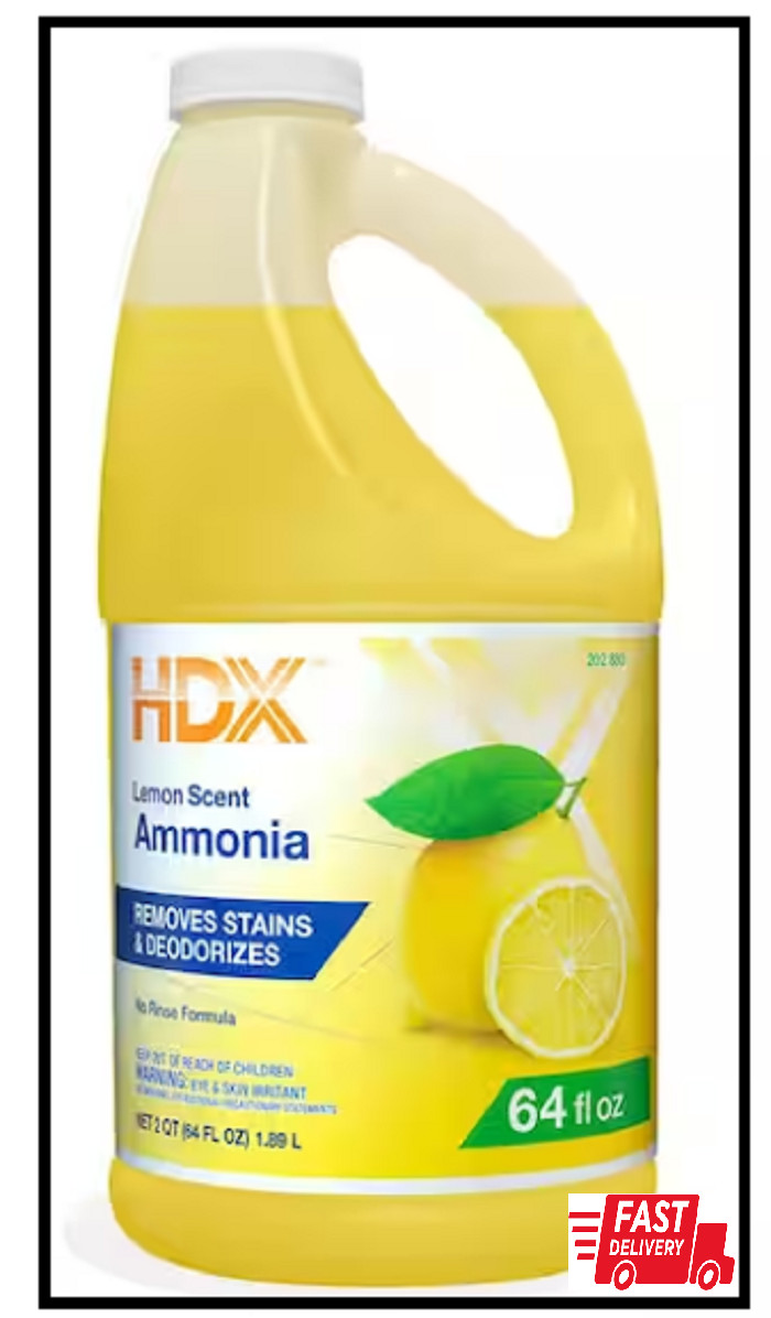64 oz. Lemon Ammonia All-Purpose Cleaner – FREE SHIPPING