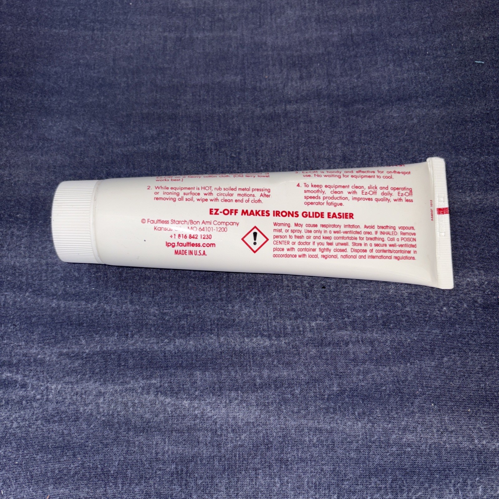 Ez-Off Clothes Iron Cleaner – Remove Stains, Residue From All Hot Metal 5.2 oz.