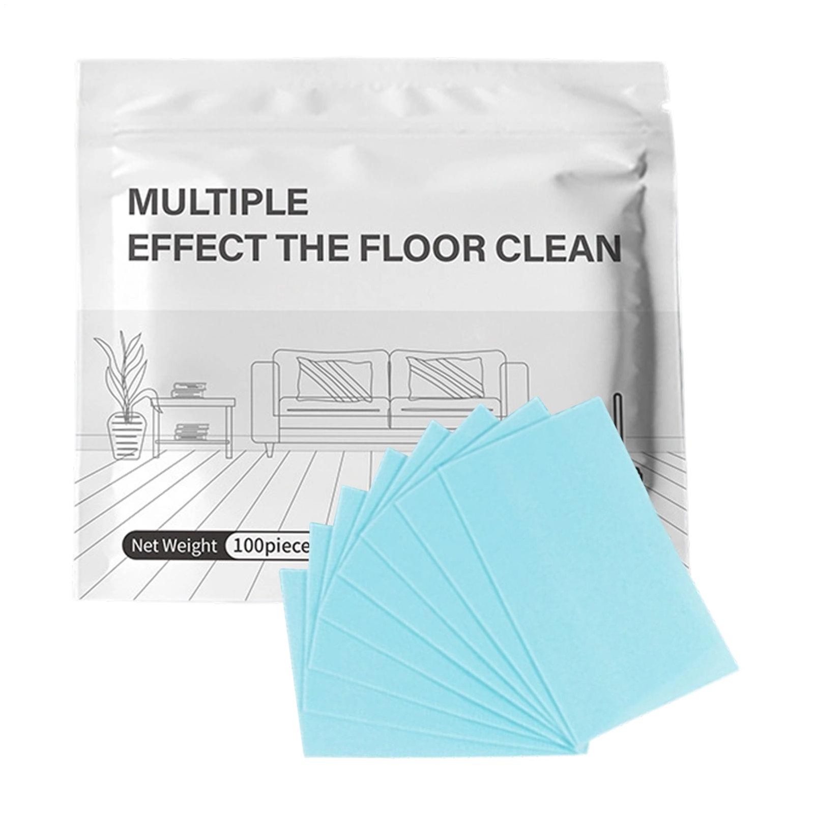 Multiple Effect The Floor Clean, 100 Piece Floor Cleaning Tablets Multi-Sur-face