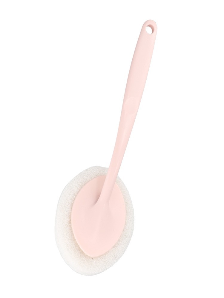 Gentle yet Effective Long Handle Sponge Scrubber for Delicate Surfaces