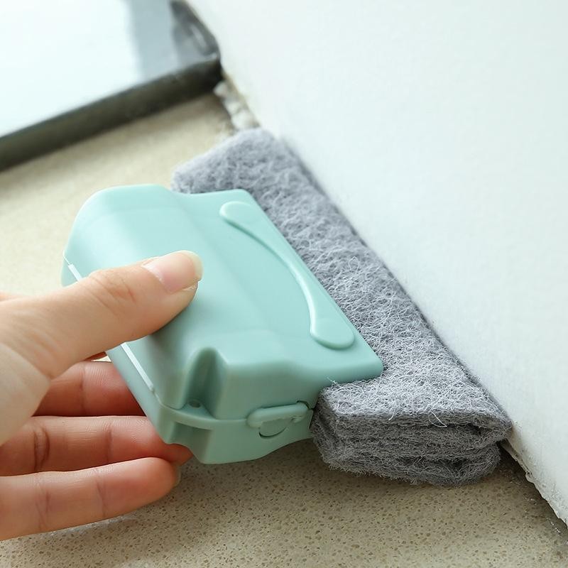 1pcs Window Groove Cleaning Brush Slot Cleaner Tool Kitchen Window Track Cleaner