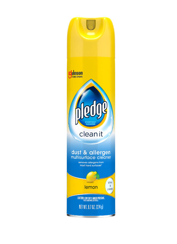 Pledge Dust and Allergen Lemon Fresh 9.7oz CFC-Free Aerosol 697835