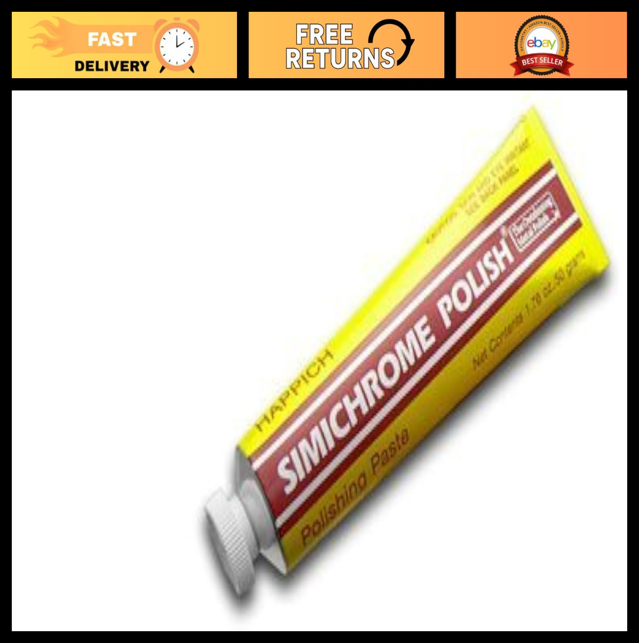 Metal Polish Cream 1.76oz Tube – Shine & Protect All Metals, Easy Application