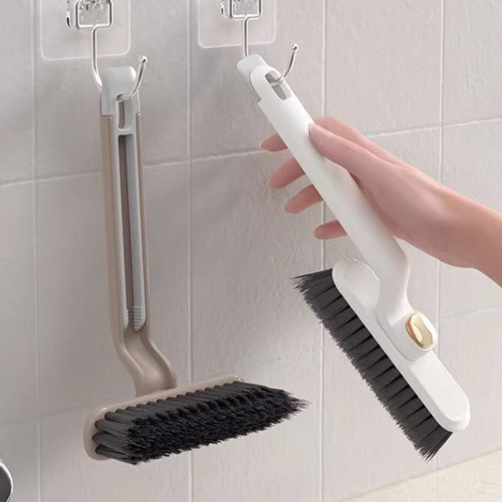 3PCS Practical Brush Rotating Crevice Cleaning Brush Hand-held Rotating Brush