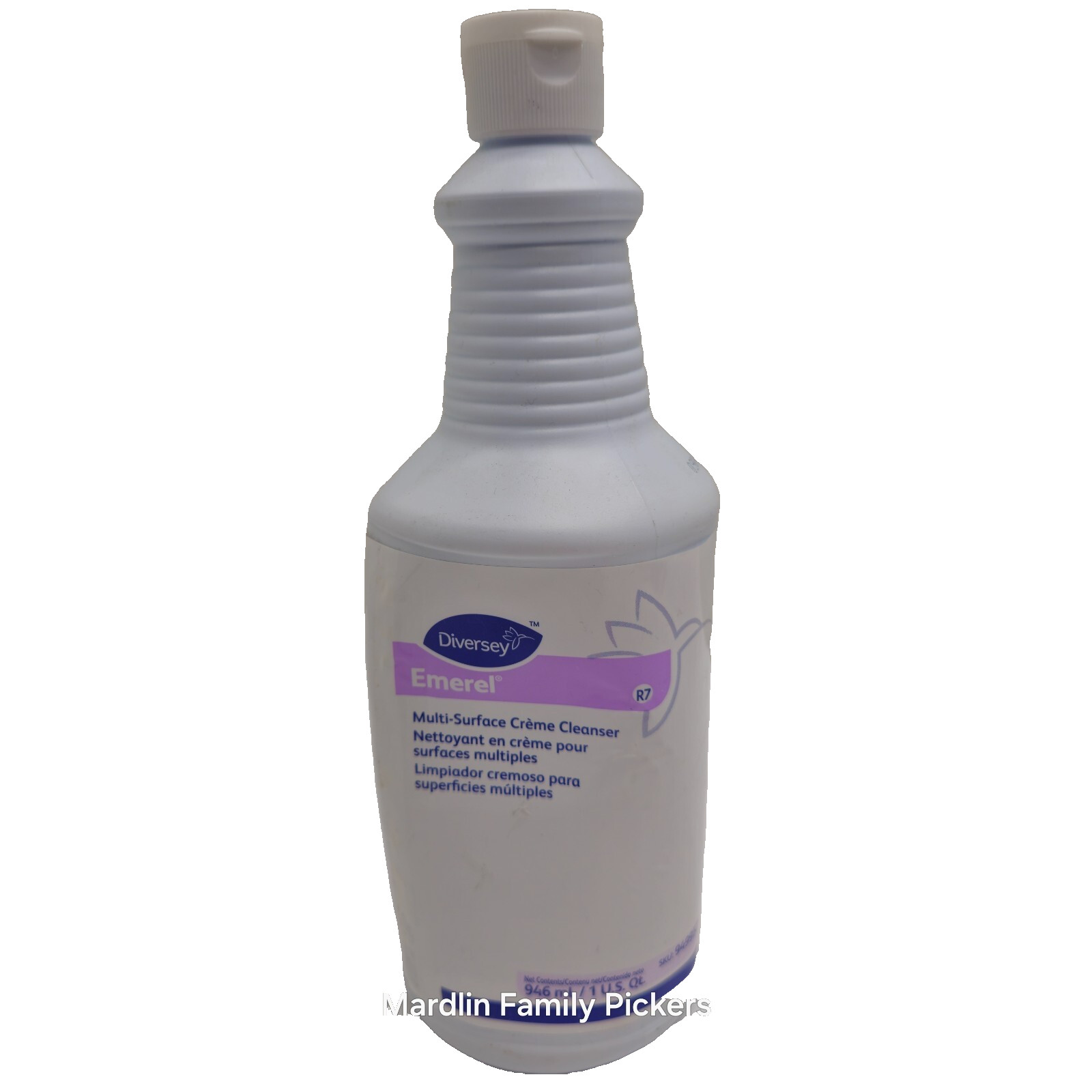 New Diversey Emerel R7 Multi-Surface Creme Cleanser 1 Quart (946 mL) V2