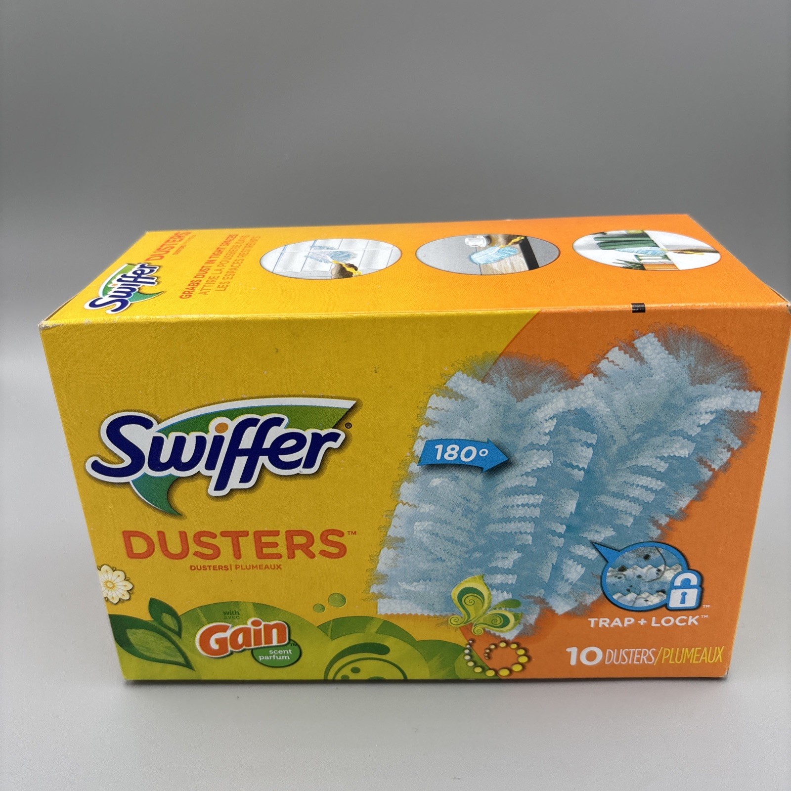 Swiffer Dusters 180 Multi-Surface Gain Duster Refills Cleaning 10 ct NEW